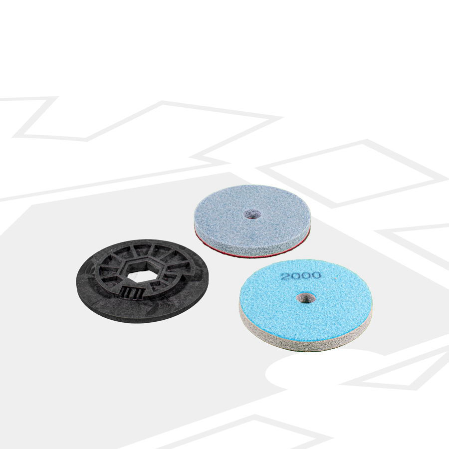 Spugne diamantate diametro 130 mm.