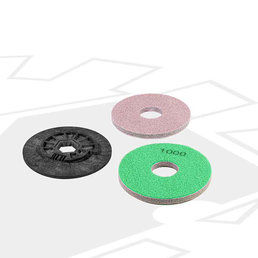 Spugne diamantate diametro 150 mm.